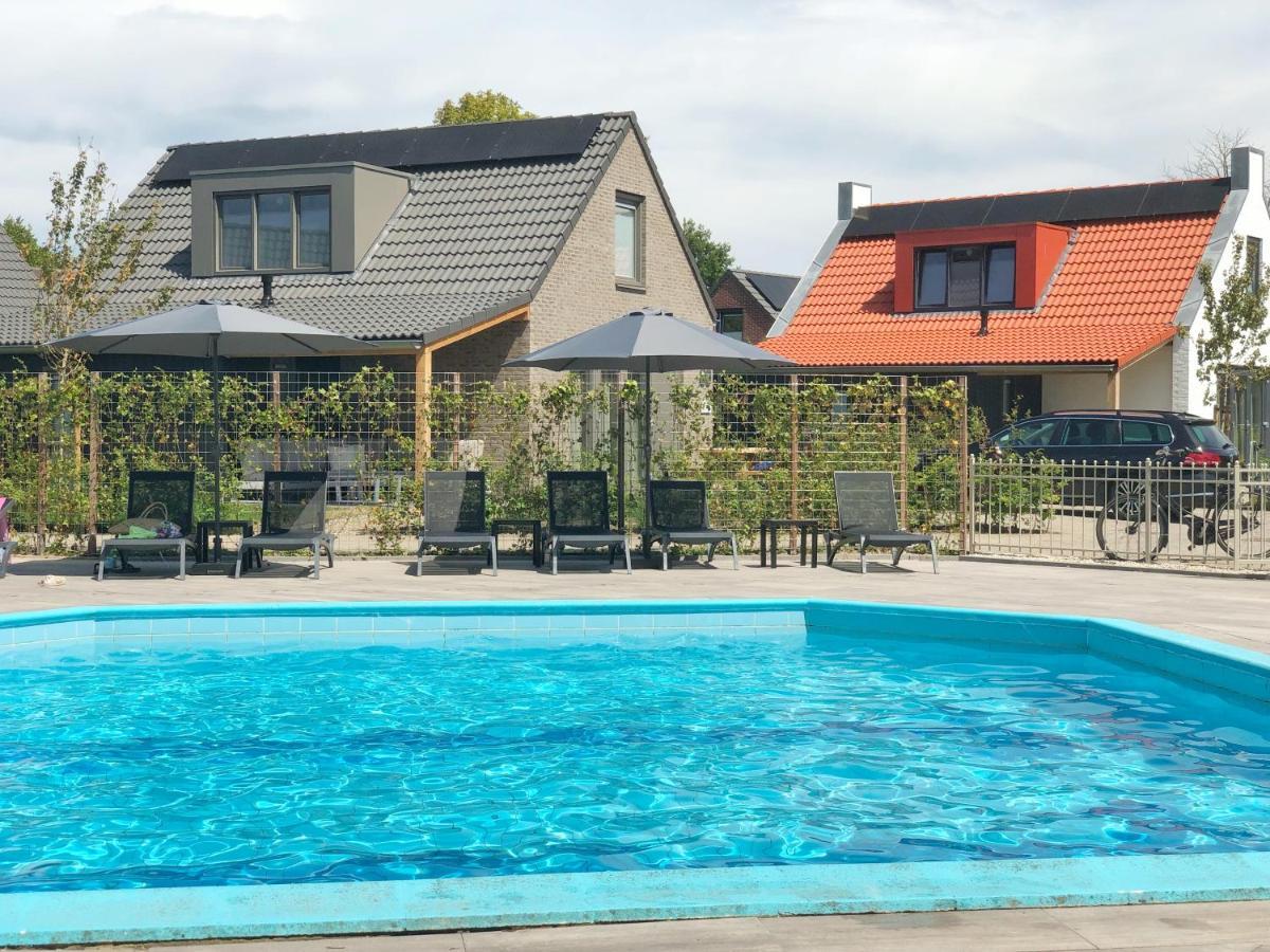 Chalet 516 Op Recreatiepark De Wielen Sint Maarten Exteriör bild